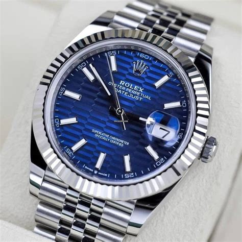 rolex datejust blue dial 2023|rolex datejust blue dial vintage.